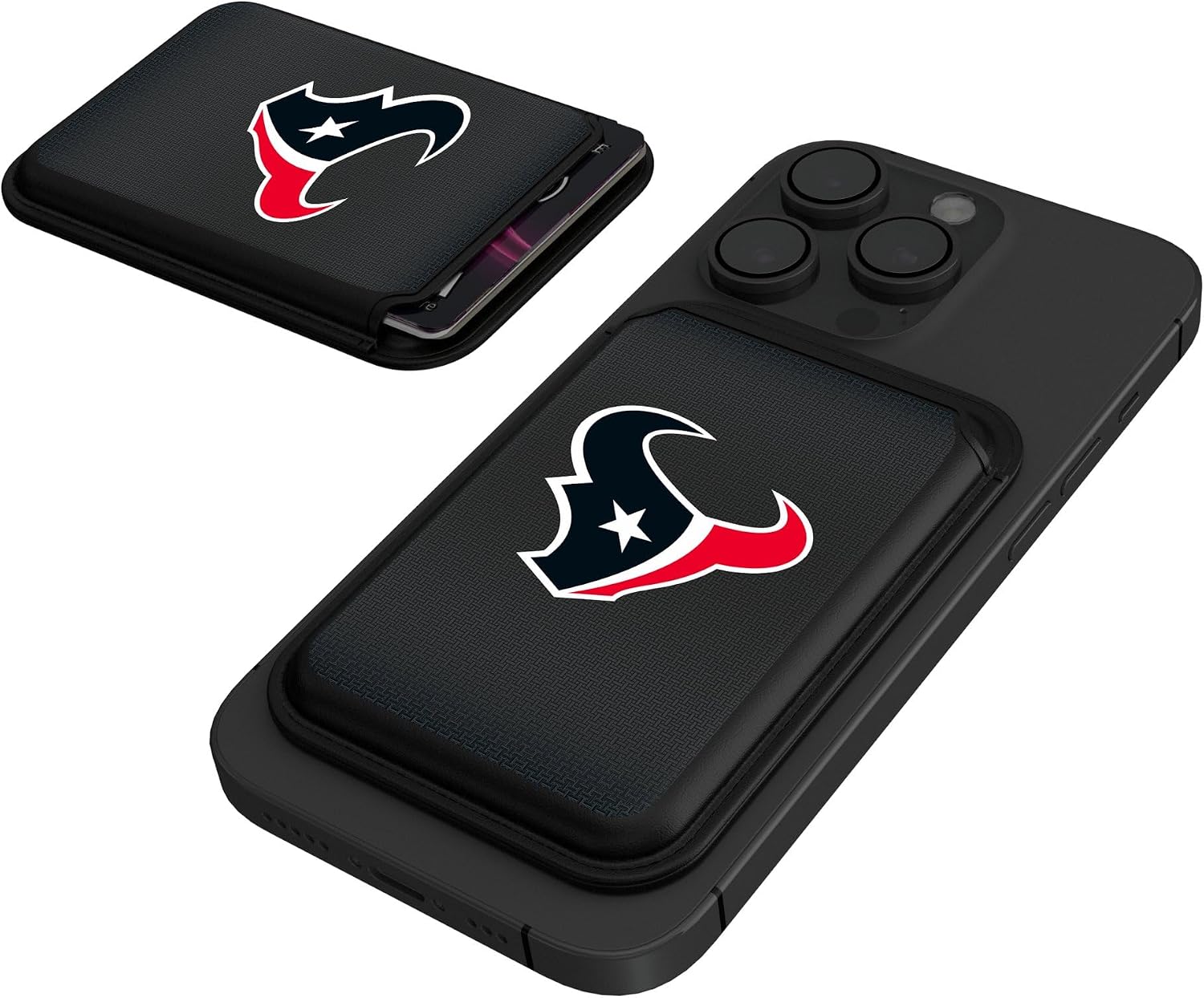 Keyscaper Houston Texans Magnetic Credit Card Wallet