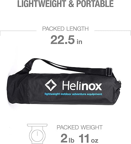 Miniatura 2 de Helinox Cuna elevada para perros Cama portátil para perros para viajes o campamento, mediana (35.5 x 23.5 pulgadas)