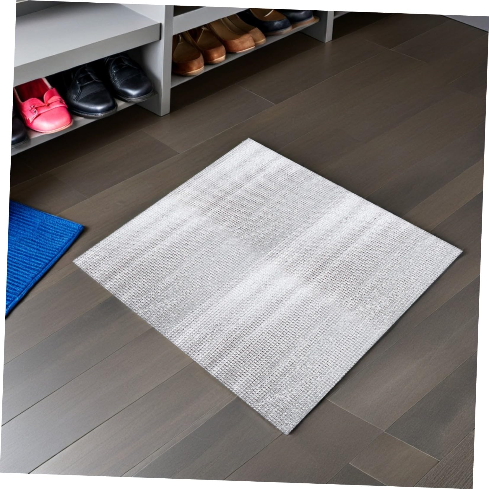 SOIMISS 2sets Coperture Isolate per Ventilatore da Soffitta Guarnizione per Prese d Aria del Sottotetto Copertura per Botola da Soffitta Barriera Termica per Isolamento Domestico Argento