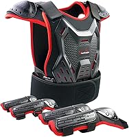 Vista 11 de StarknightMT Equipo de Bicicleta de Tierra para Niños - Equipo de Motocicleta Juvenil Protector de Conducción Traje de Armadura de Motocross