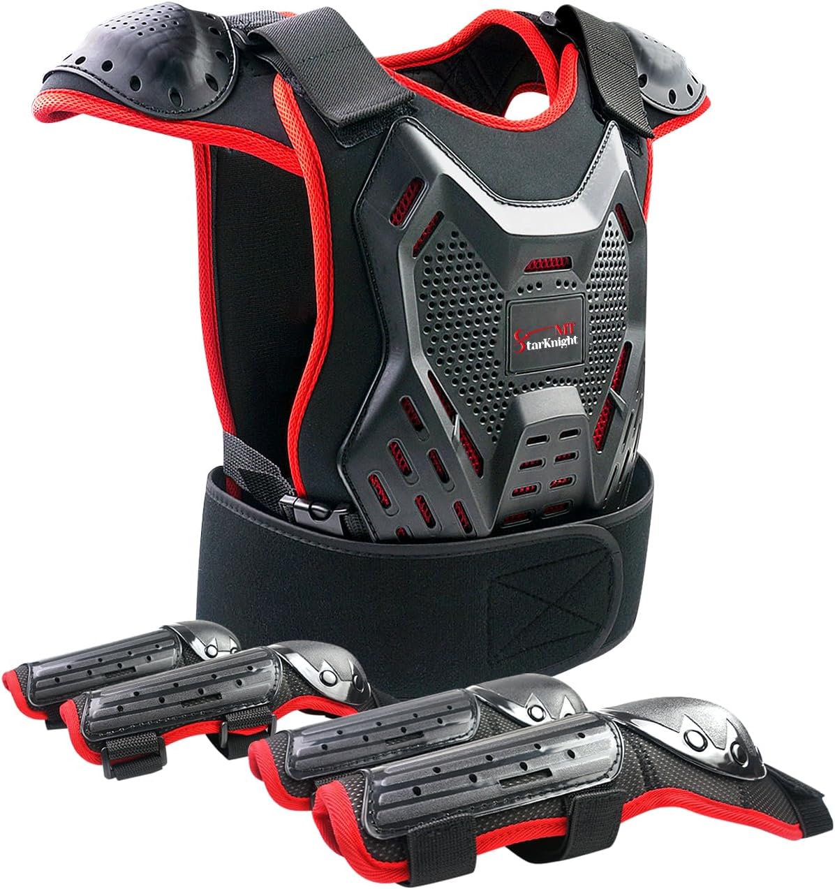 StarknightMT Kids Dirt Bike Gear - Youth Motorcycle Gear Riding Protective Motocross Armor Suit Chest Protector for Boys Girls Biking Cycling Skating Off-Road