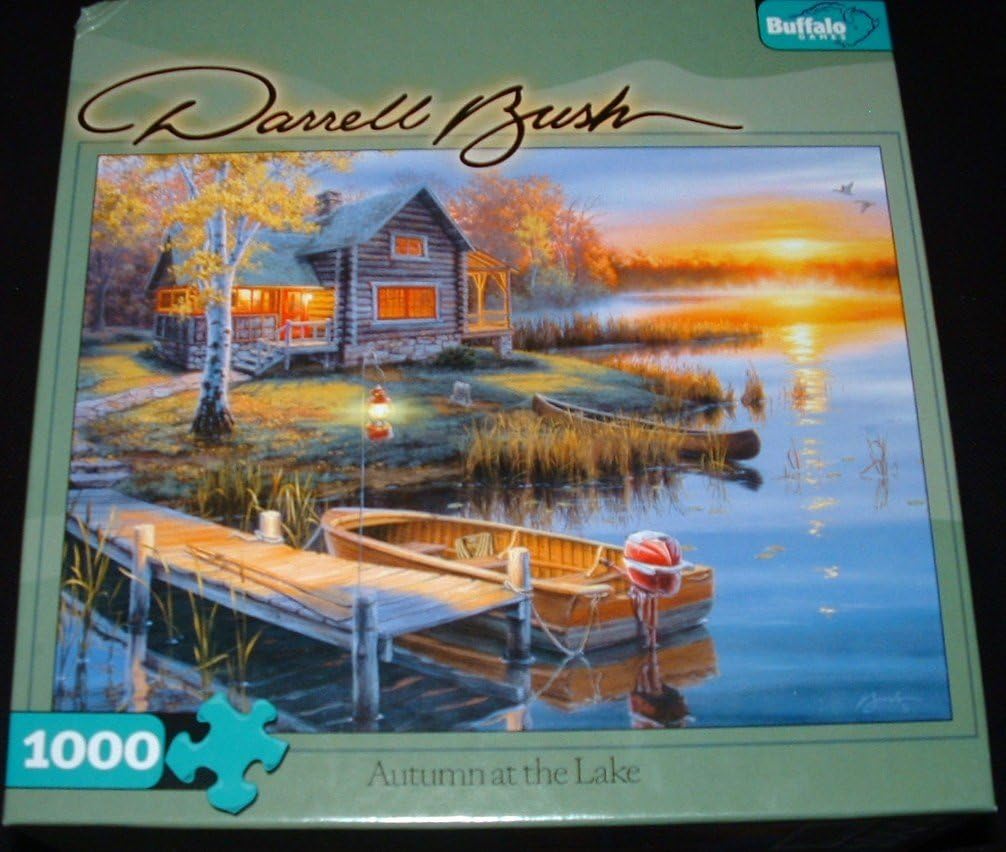 Darrell Bush Autumn at the Lake 1000 piece Puzzle 27"X20"