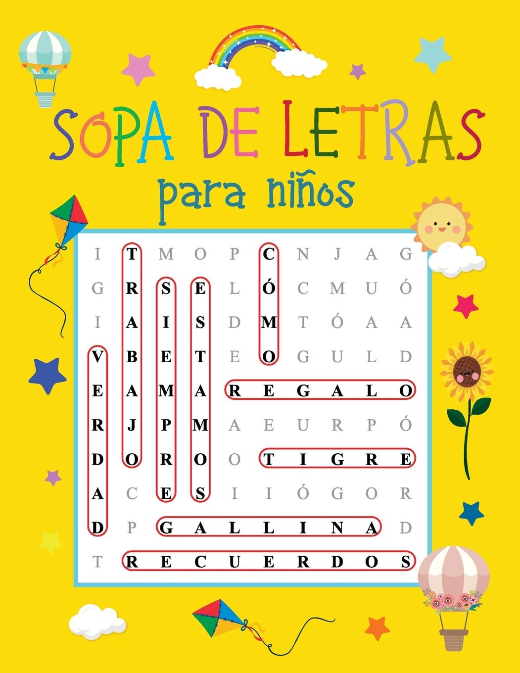 Sopa de letras para niños: 100 sopas de letras con 3 niveles de dificultad para aprender jugando Paperback – Large Print, 7 May 2020