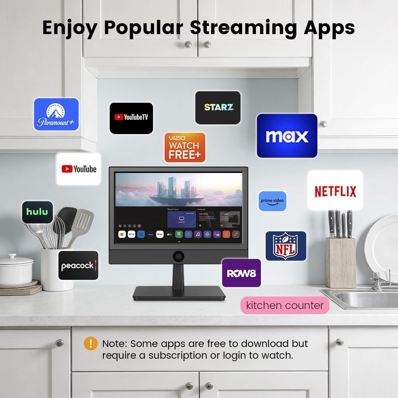 Amazon | 12.5インチ小型スマートテレビ、コンパクトFHDフラット