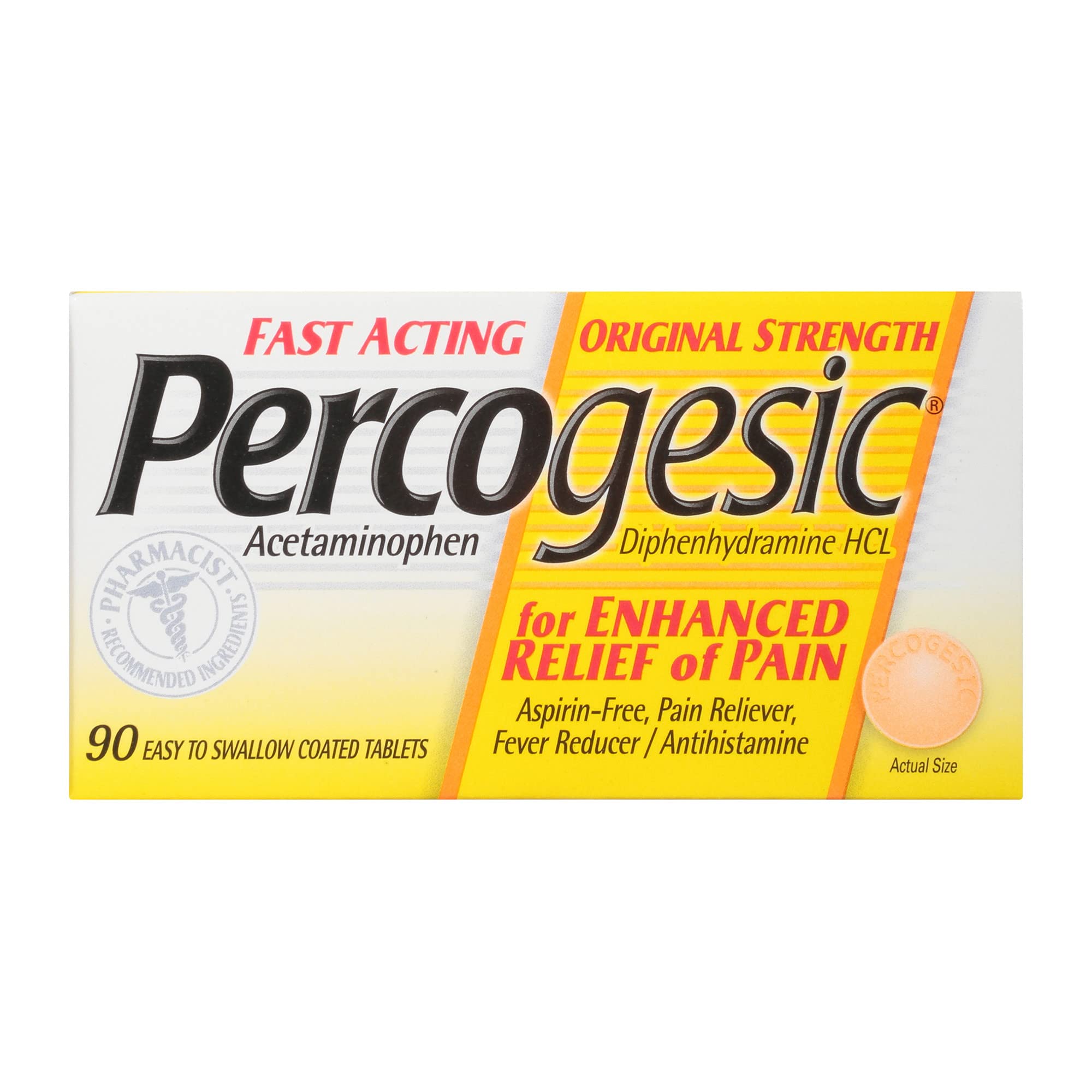 Percogesic Extra Strength Pain Relief, Dual Action Caplets, 40 Count — Amazon image 11