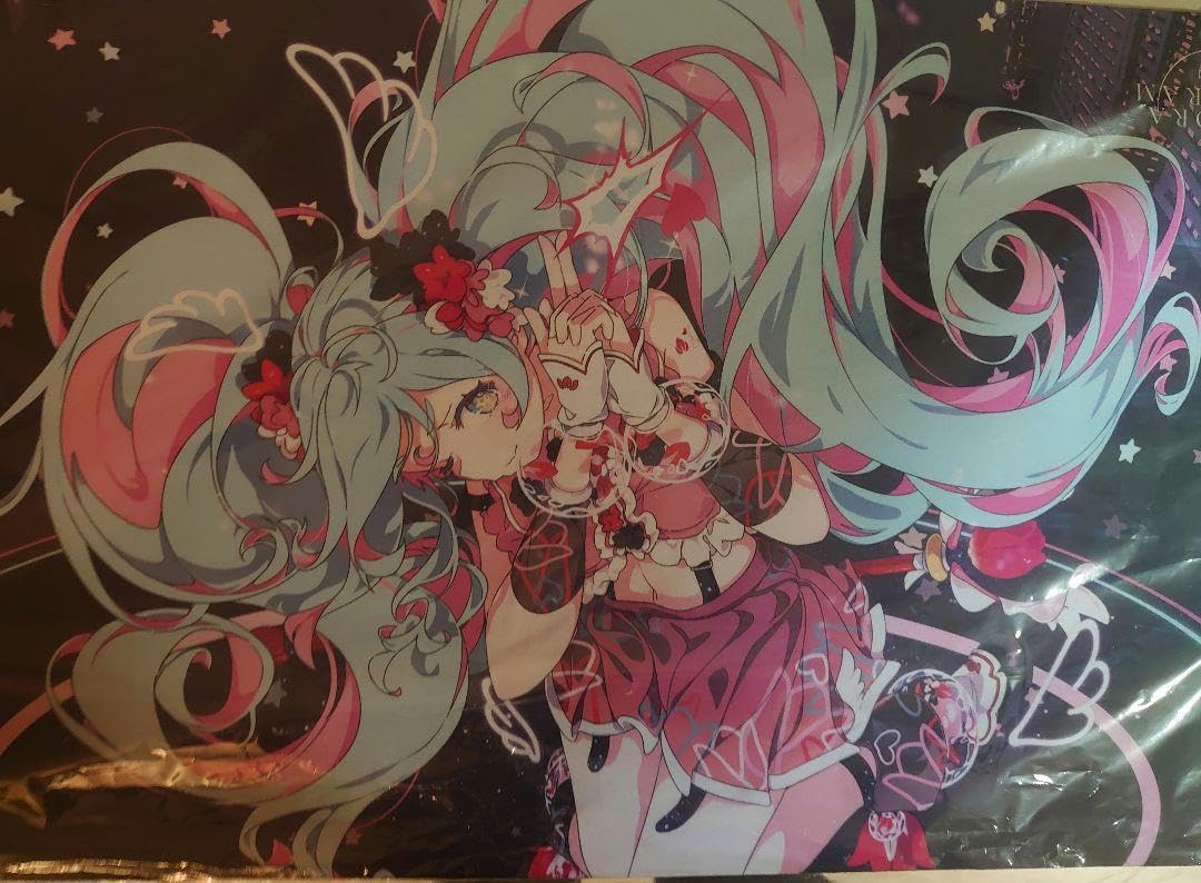 ミ ク 夜空プログラム2024 デスクマット 新潟 花火 初音ミク 夜空