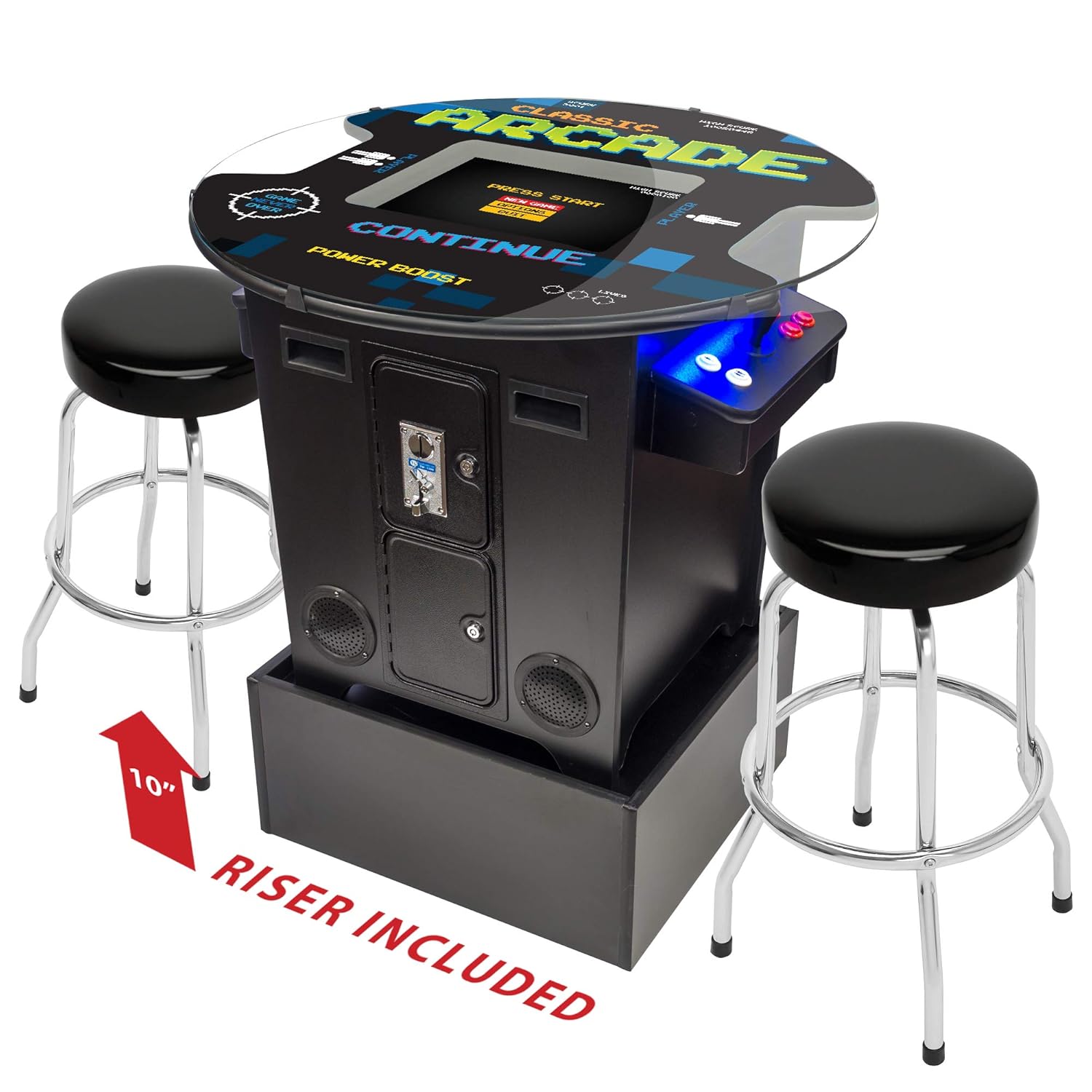 Creative Arcades Full Size Commercial Grade Cocktail Arcade Machine w/ Riser 2