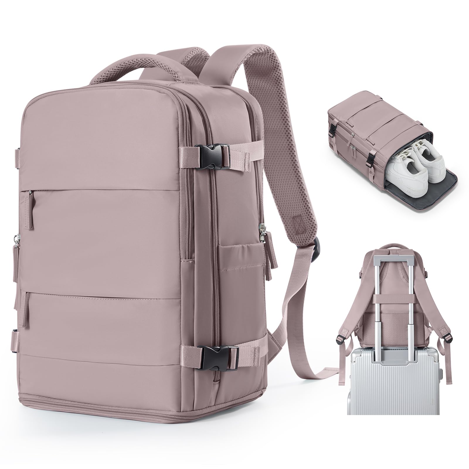 SZSYCN Vacuum Backpack Travel Bag With Pump Ryanair Cabin Bags 40x30x20 Underseat Ryan Air Hand Luggage 40 x 20 x 25 Carry On Baggage For Flights Backpack With Compression System — view 10