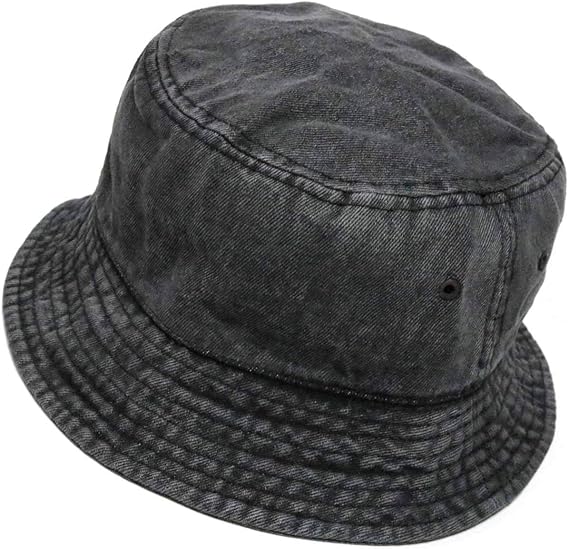 Amazon ブラック S M ハット デニム メンズ デニムハット レディース バケットハット 帽子 ぼうし 通気性 アウトドア おしゃれ O 003d ハット 通販