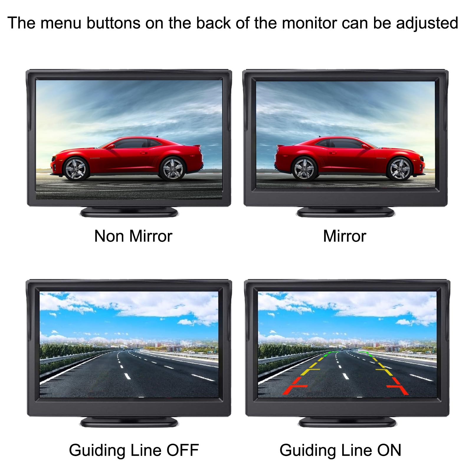 Su Geçirmez Ip69k Ahd 1080p Ters Araba Kamera Oto Araç Kamera Kamyon Otobüs Geri