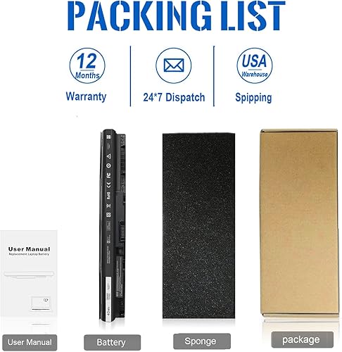 Miniatura 6 de M5Y1K Laptop Battery,14.8v 40wh Battery Compatible with Dell Inpiron 5559 5558 5755 3558 3552 5759 5555 5758 3458 3567 5458 3451 3467 3452 3460 3459