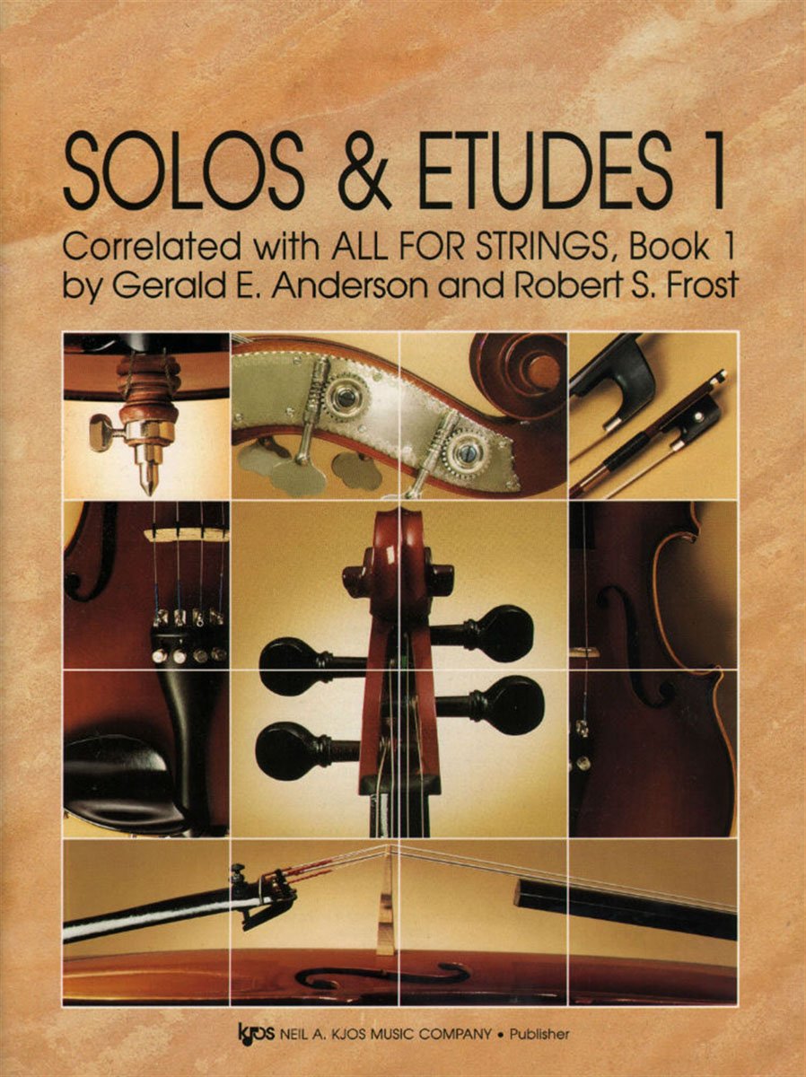 Solos and Etudes 1: For String Bass correlated with all for Strings Vol.1