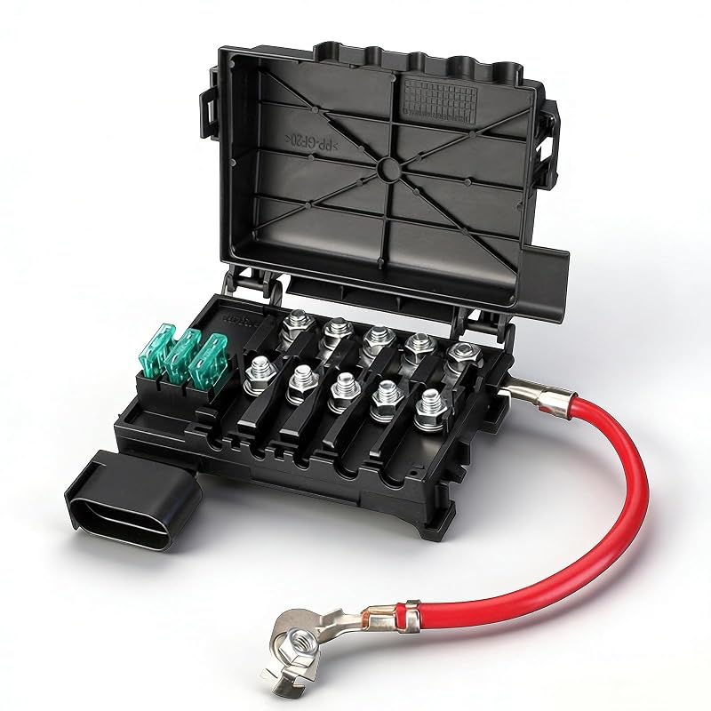 Caixa de fusíveis do terminal da bateria SMMS AUTO PARTS para VW Golf, Beetle e Jetta – 1 unidade