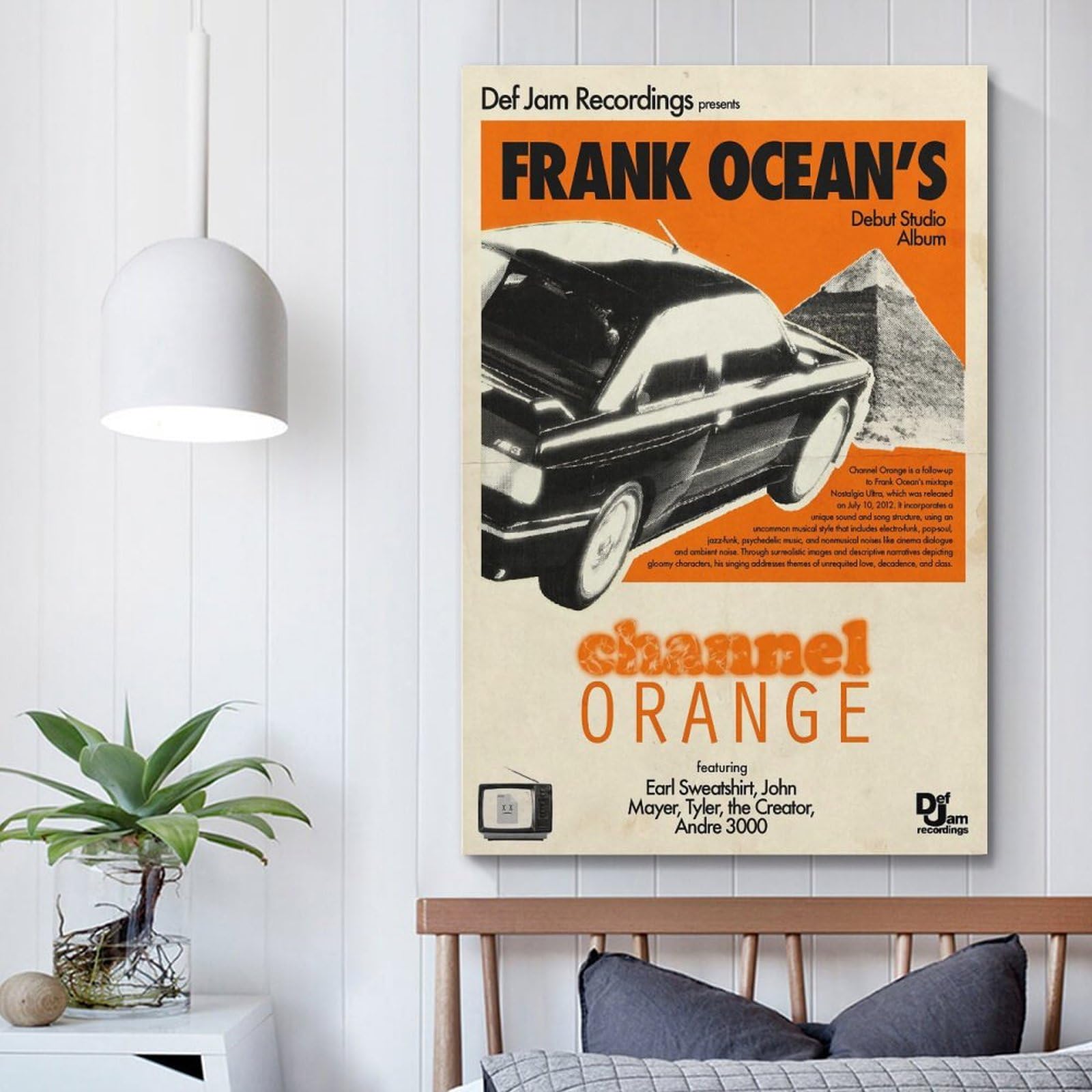 Amazon.com: BISISO Frank Ocean Poster Channel Orange Posters Music