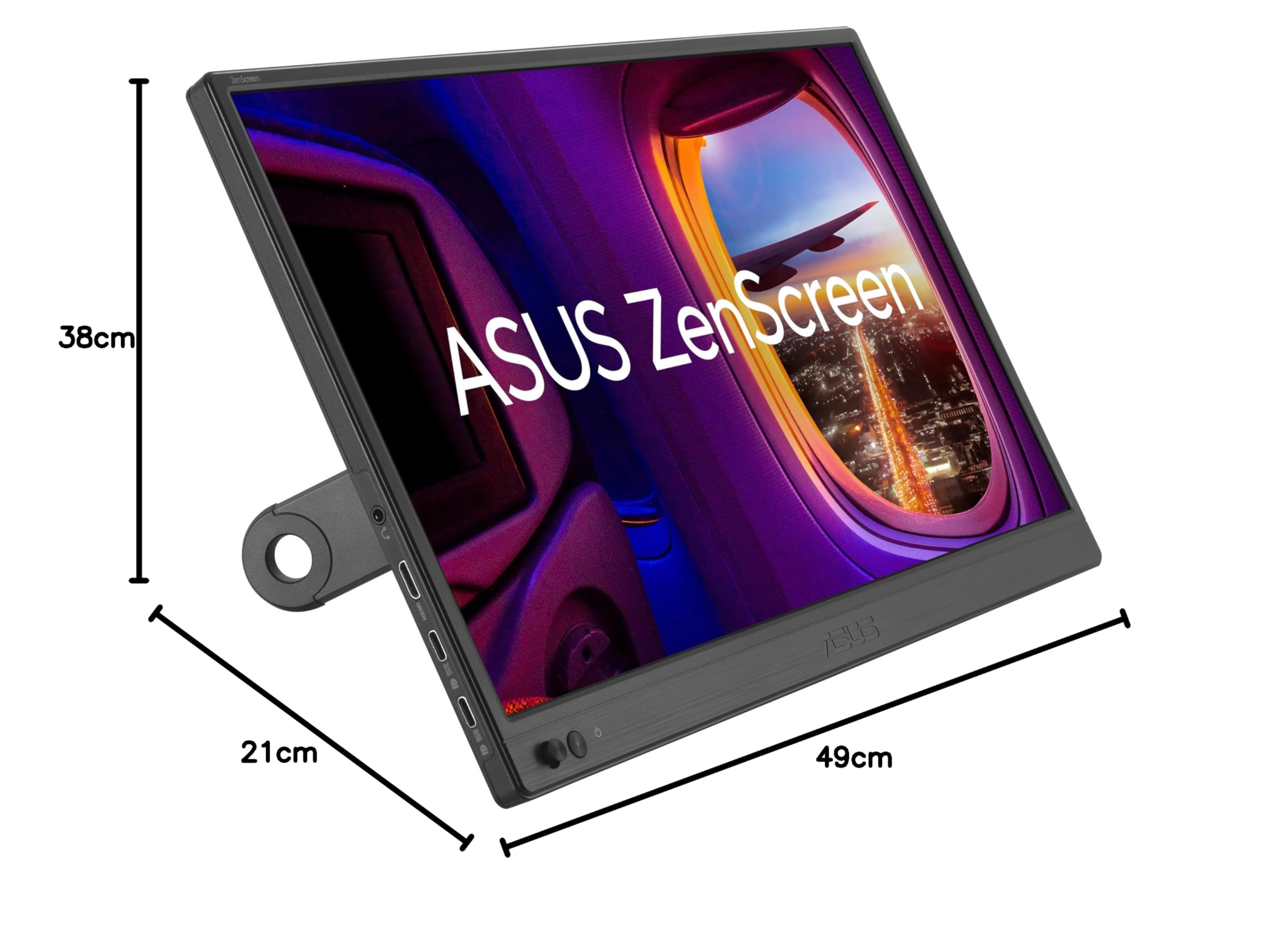 ASUS ZenScreen MB169CK Monitor Portatile 15,6" Full HD IPS 1920x1080 USB-C Mini-HDMI Nero