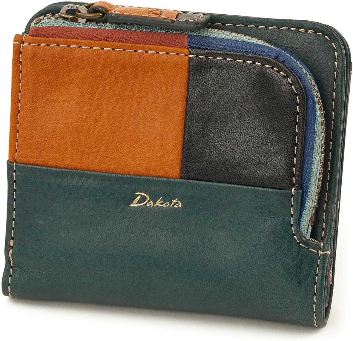 美品 COACH シグネチャー バイカラー 三つ折り財布 Cロゴ バイカラー