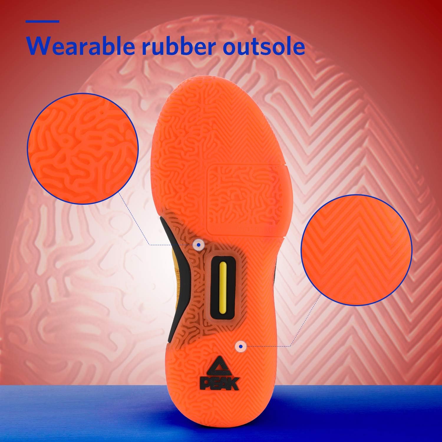 PEAK Mens Flash Basketball Shoes Lou Williams Underground Taichi Adaptive Cushioning Sneakers Non-Slip Sports Shoes for Running, Walking, Fitness