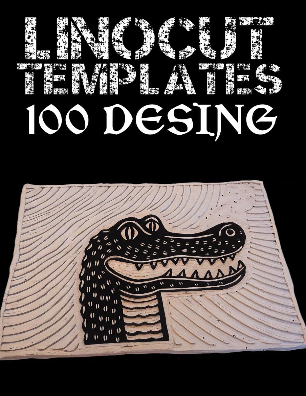 Linocut Templates: 100 designs Dogs, Cats & More – Pet & Wildlife Animal Designs for Printmaking Block Carving, digital format included