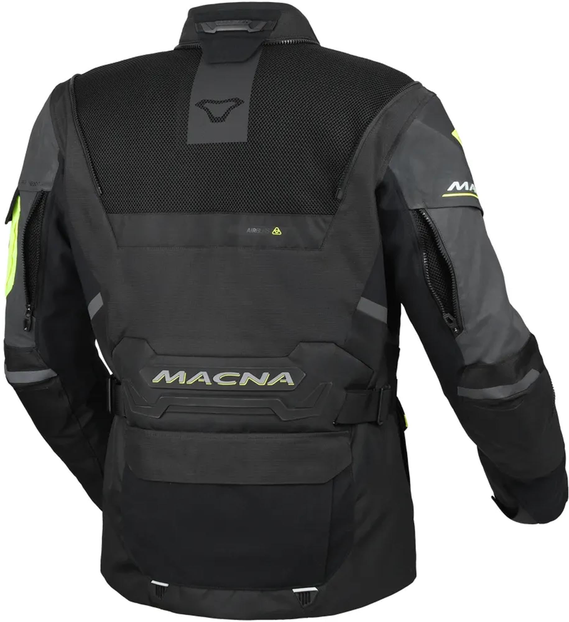 Macna Flexodus NightEye wodoodporna kurtka tekstylna motocyklowa, 3XL