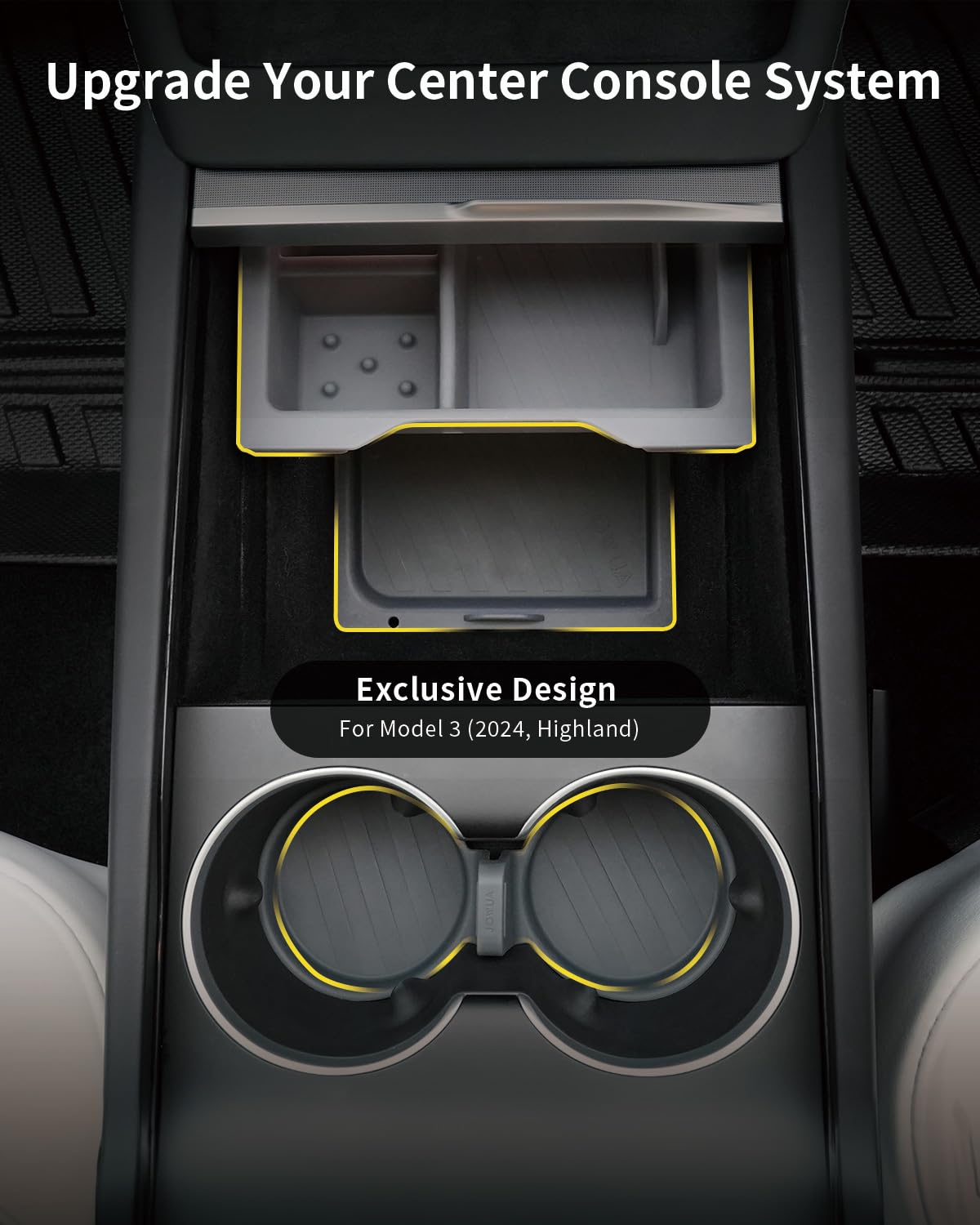 Amazon | JOWUA センターコンソールセット Tesla ReengineedModel 3 