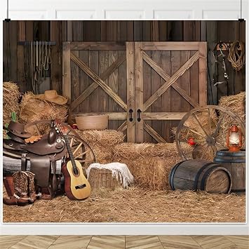 Western Cowboy Backdrop 10x8ft for Photoshoot