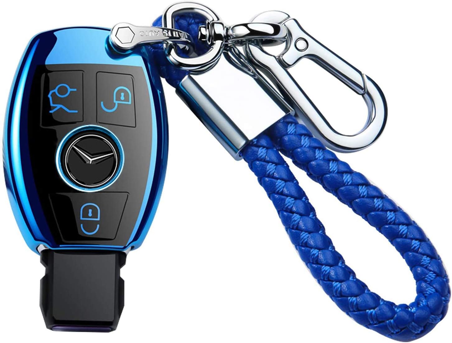 Custodia Chiave TPU Per Mercedes - Compatibile Con Classe A, C, E, GLC E Altri Modelli - Foto 13