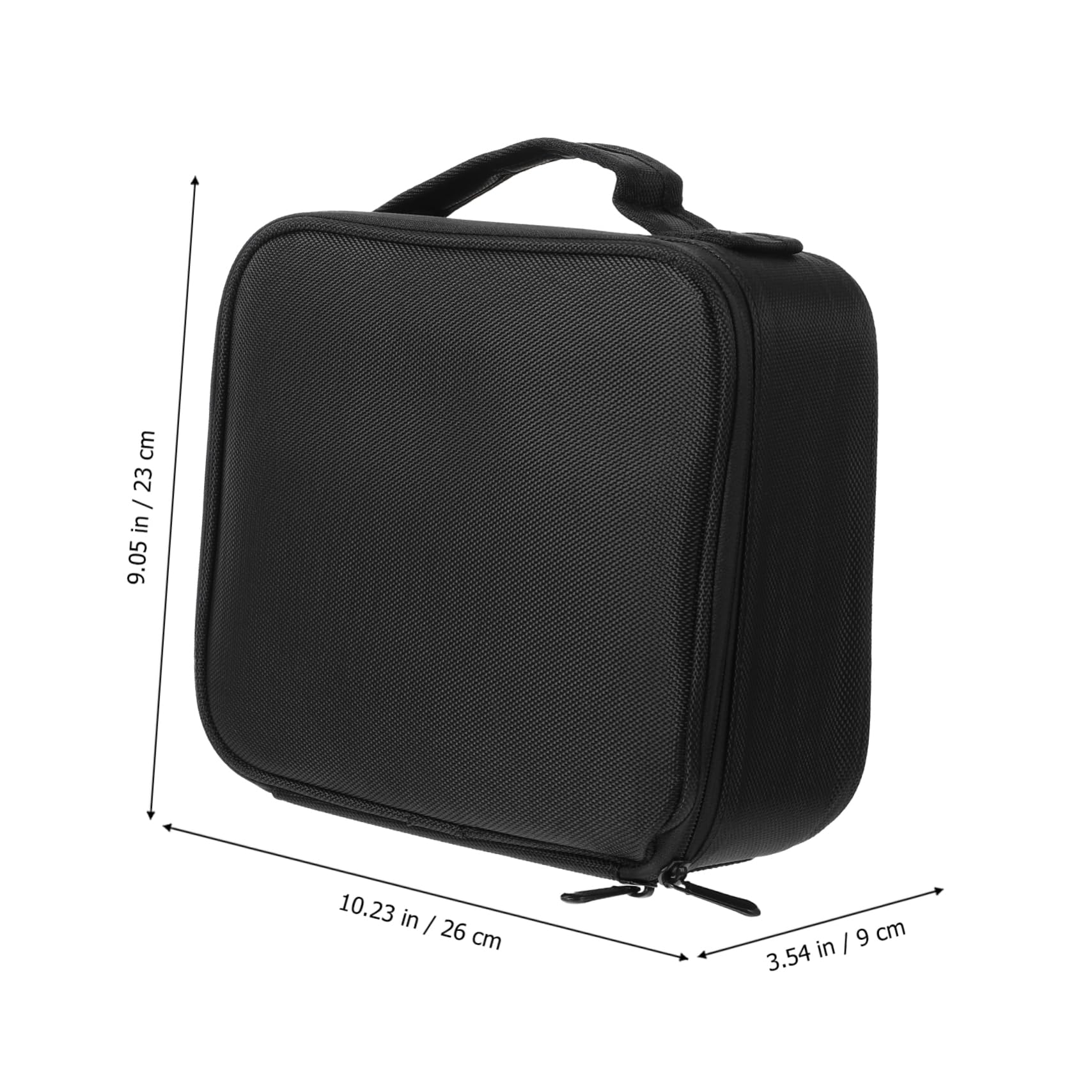 FRCOLOR 1pezzi Borsa Da Viaggio Per Cosmetici e Articoli Da Toeletta Organizer Portatile Per Beauty Case Maniglia e Design Auto-stante Resistente All Acqua Nero