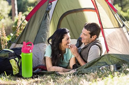 Miniatura 6 de RRegeny Tapa de popote para Hydro Flask de boca ancha de 32, 40 onzas, tapas de popote con mango flexible y popotes compatibles con HydroFlask, tapa