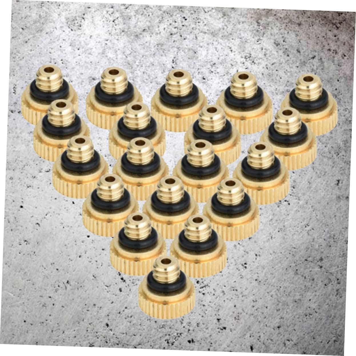 INOOMP Lot De 3 Buses en Laiton pour Brumisation Extérieure Basse Pression Installation Facile pour Jardin 32 Pièces X 3