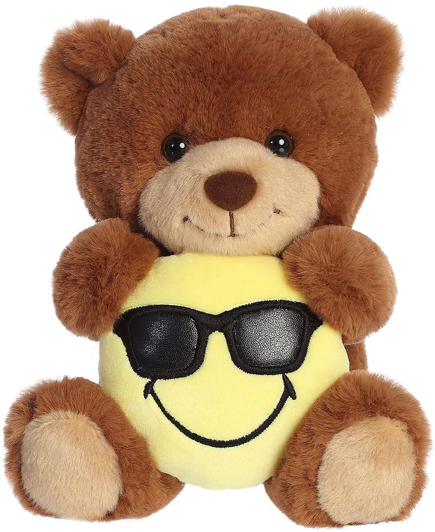 Amazon.com: Aurora® Vibrant SmileyWorld® Shades Bear Stuffed