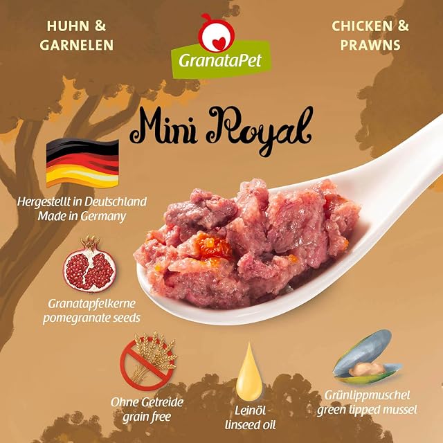 Foto 5 de 7 de GranataPet Mini Real de Pollo y camarón Wet Alimentos para Perros 11 Pieza de 150 g