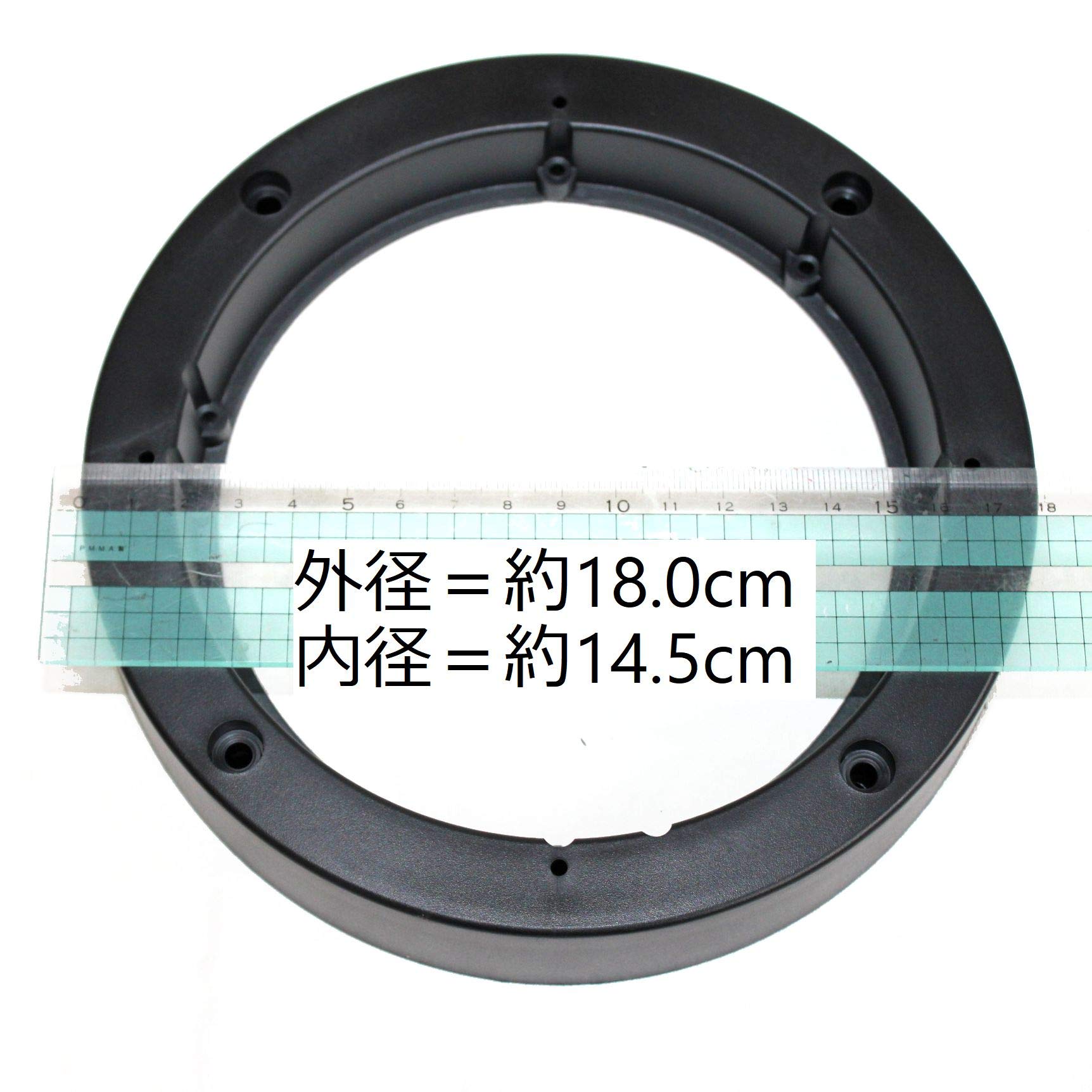 Amazon.co.jp: 17cmテーパー(角度あり) スピーカーバッフル インナー