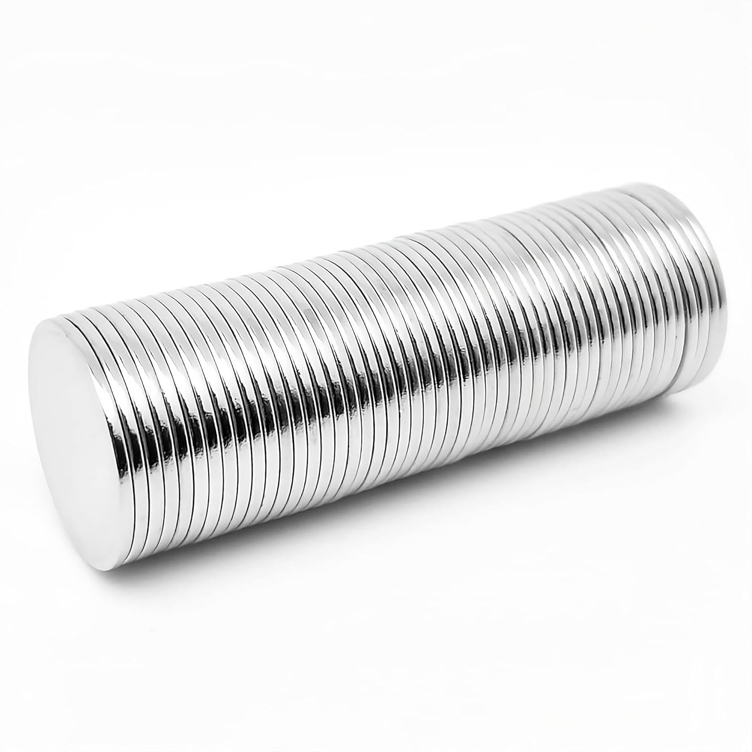 Round Disc Magnets 15x1mm - Thin Magnetic Sticker Crafting Scrapbooking Tool Office Fastener Holder Circular Flat 3/5x1/32 Magnet Disk (50 Pack)