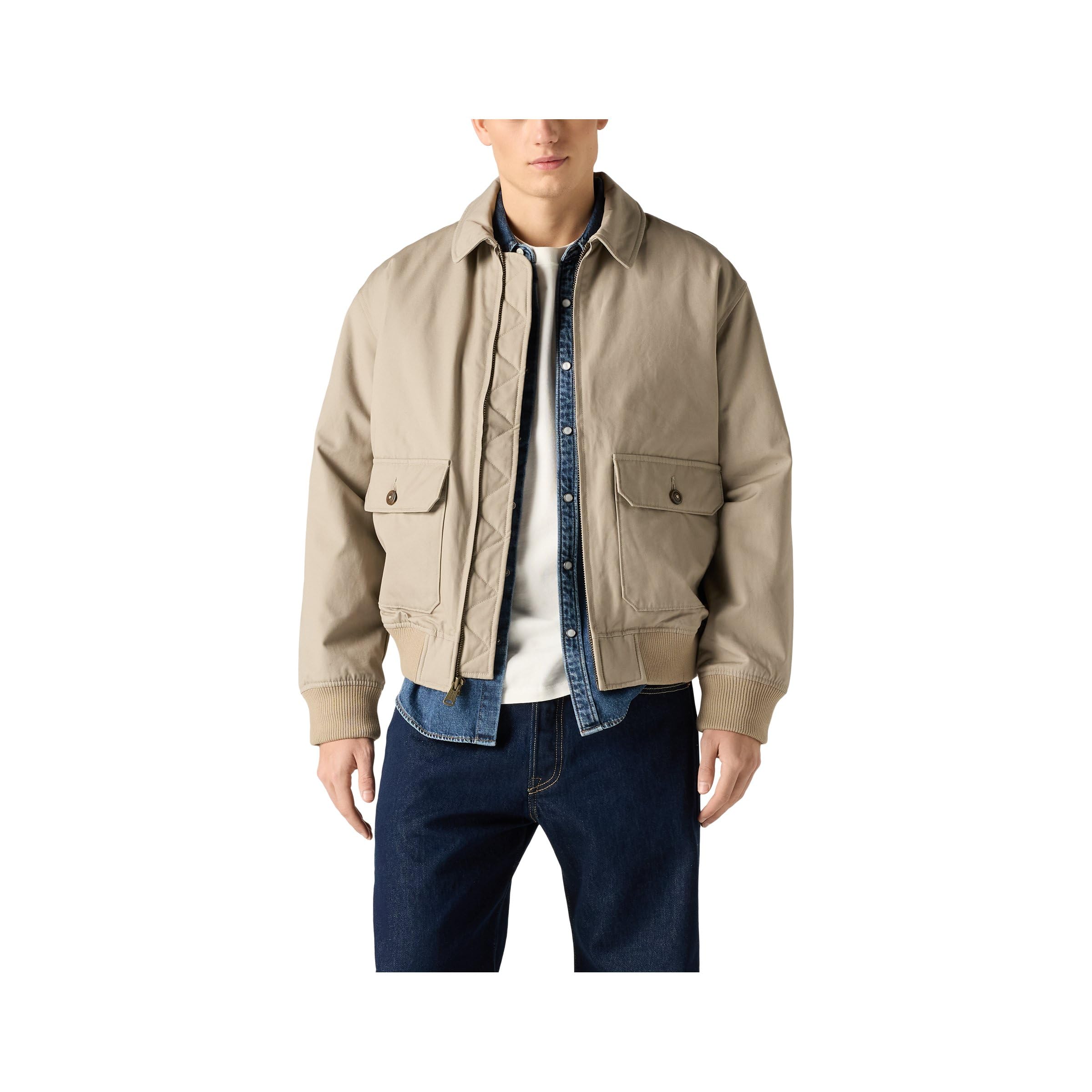 Levi's Herren Cortland Jacket Jacke, Vintage Khaki, S