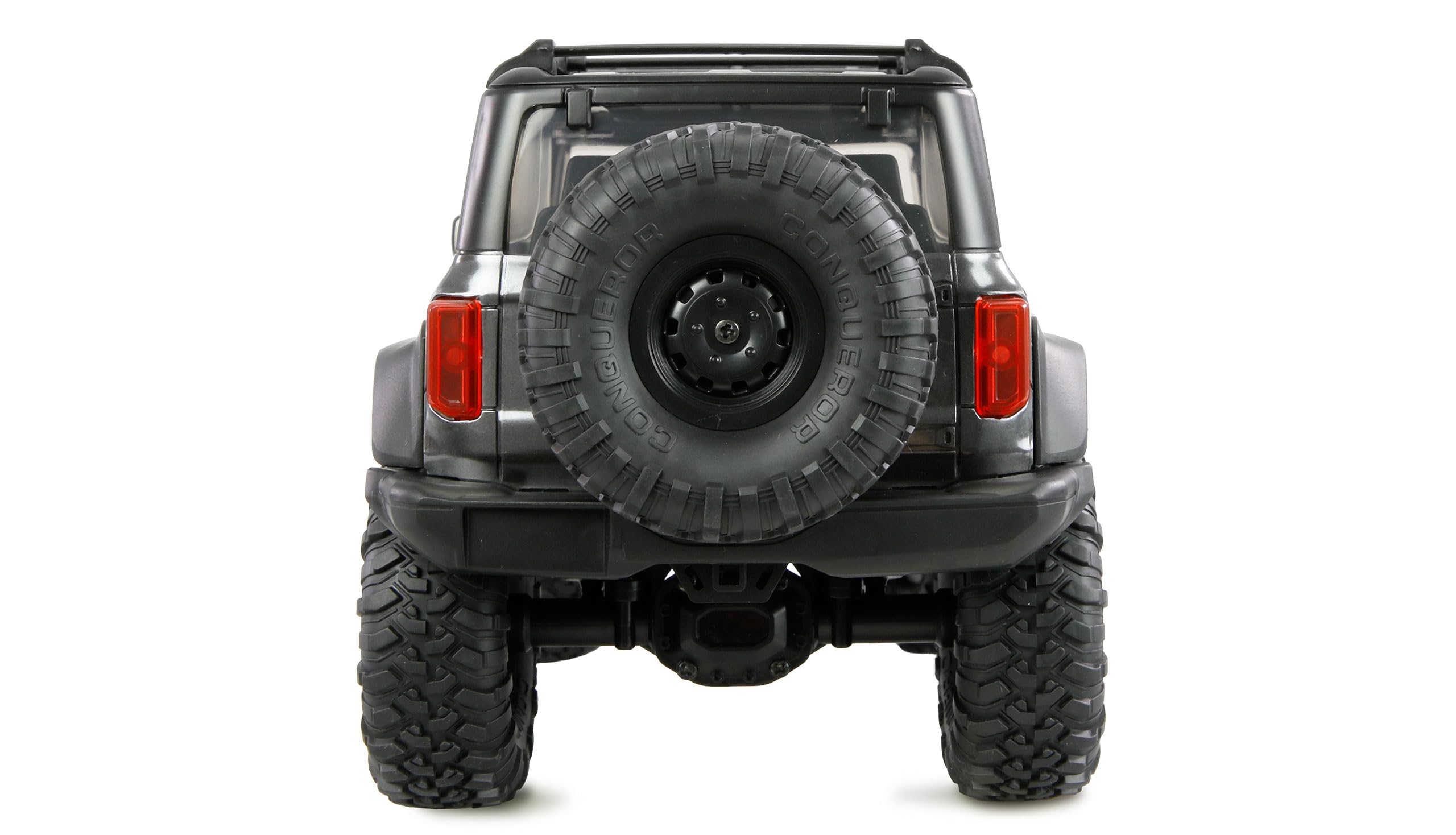Amewi AMXRock Mini Caballo Scale Crawler 4WD 1:16 RTR grigio con telecomando, batteria, cavo di ricarica