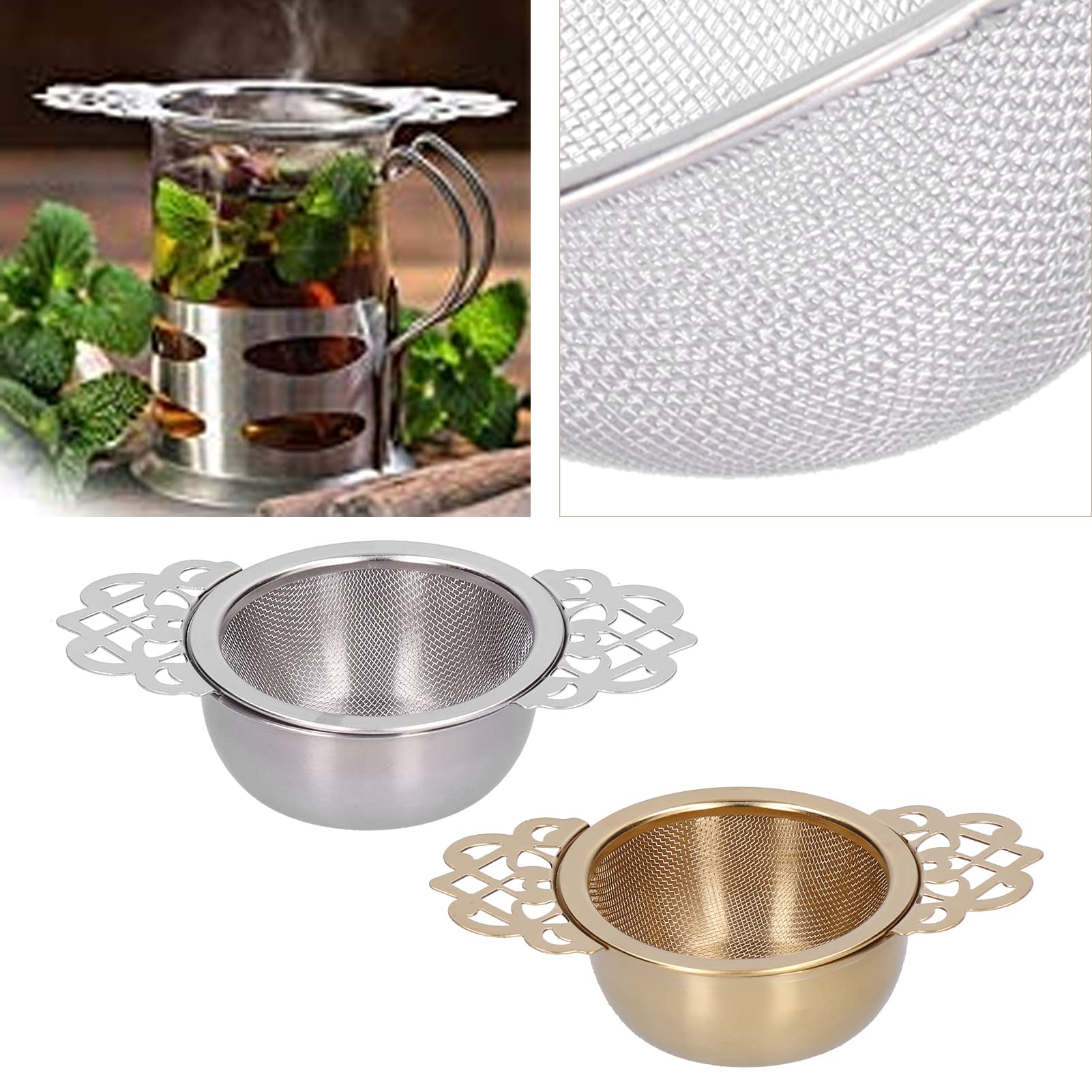 Set Di 2 Colini In Acciaio Inossidabile - Filtro Conico A Maglia Fine Per Cocktail, Caffè E Cucina - Foto 11