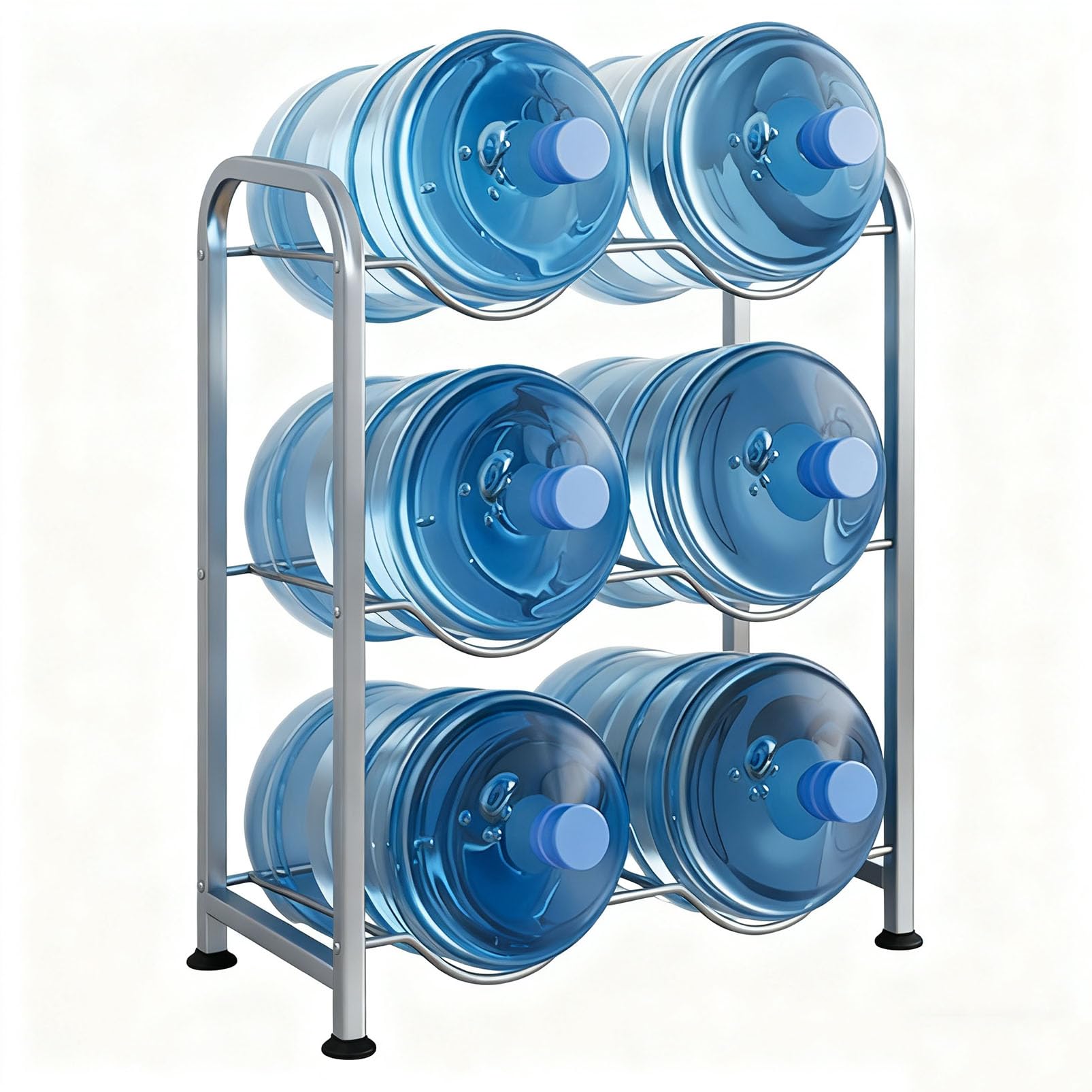 Heavy Du Metal Sto Rack Stackab5 n Water Cooler Jug Holder & ack Shelf nizer per Home Office Gym Display Rack per uno spazio efficiente ment