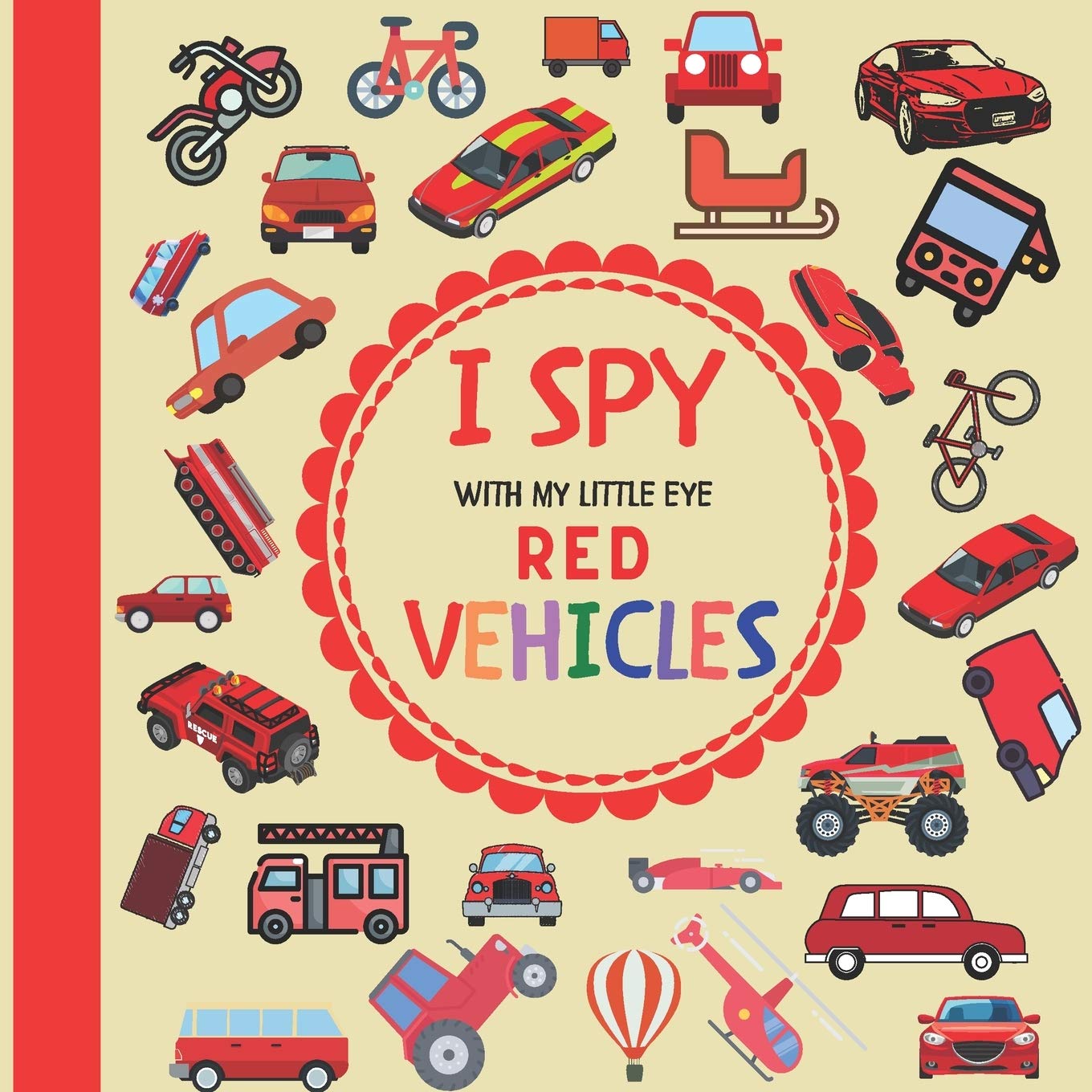 Buy I With My Little Eye Red Vehicles: A Fun Guessing Game with Trucks ...