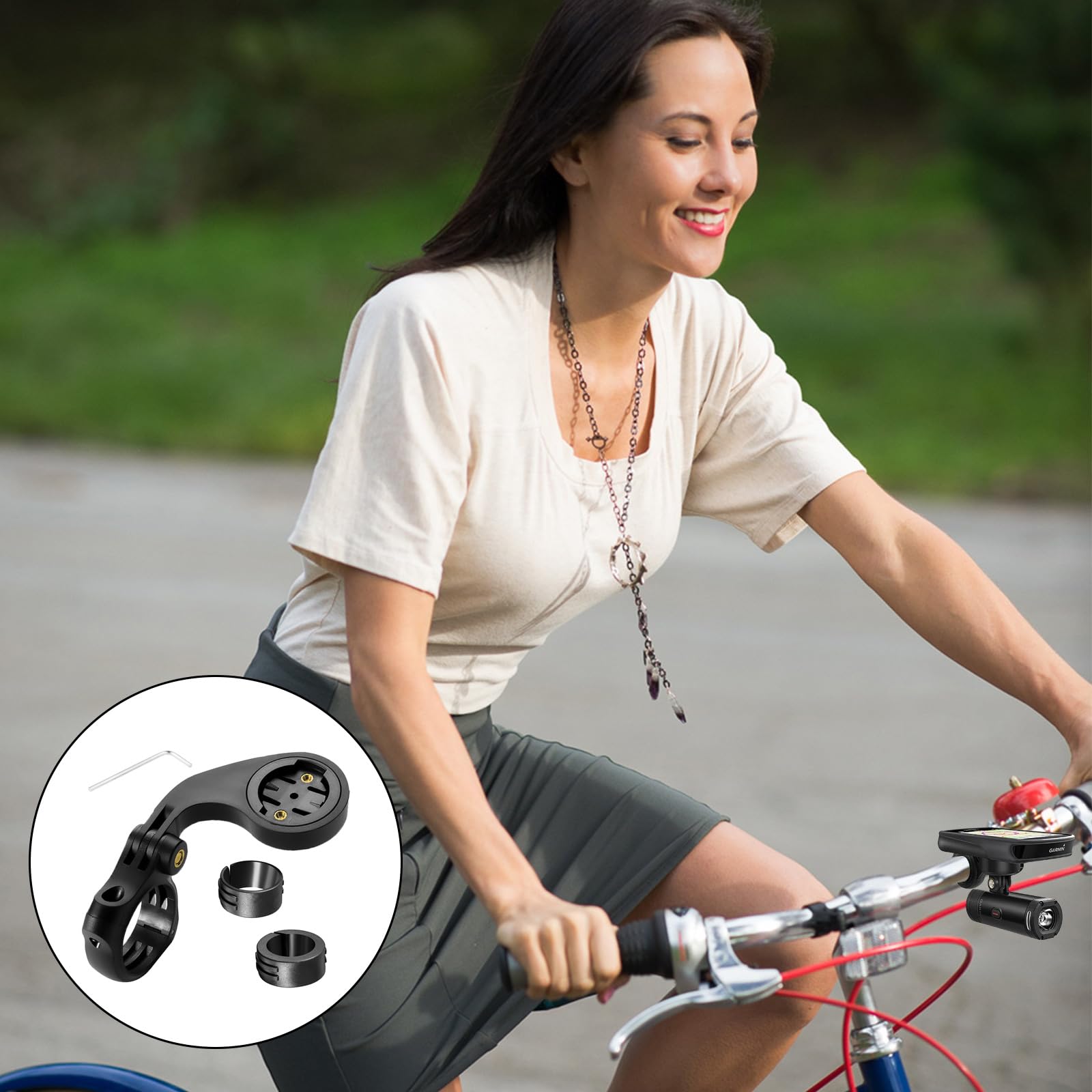 Soporte de Bicicleta para Garmin Edge Explore 2 para Garmin Edge 530 540 520 510 500 800 810 820 830 840 200 130 20 25 1000 1030 1040 Plus XOSS G/G+ GPS Ciclismo (Estilo 2)
