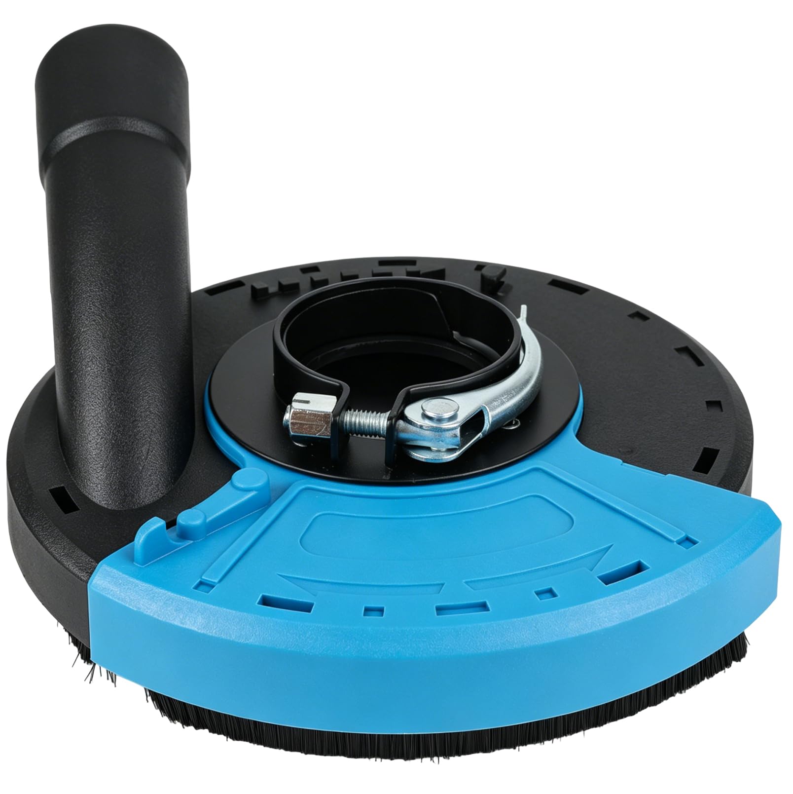 Juego de muelas de diamante de 125/150 mm con campana de extracción, amoladora angular, discos abrasivos gruesos y finos, juego de lijado para hormigón, con aspiración de polvo, adaptador, llaves y