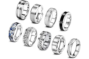 Anillos Giratorios de Acero Inoxidable para Mujeres: Estilo y Alivio del Estrés