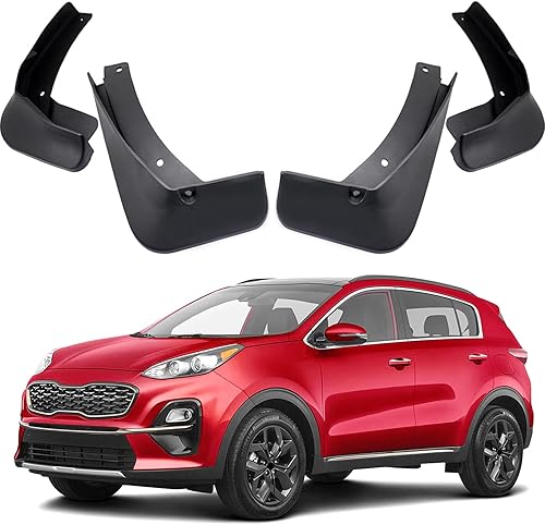 Guardabarros de coche guardabarros para guardabarros compatible con KIA Sportage 2017 2018 2019 2020 2021 2022