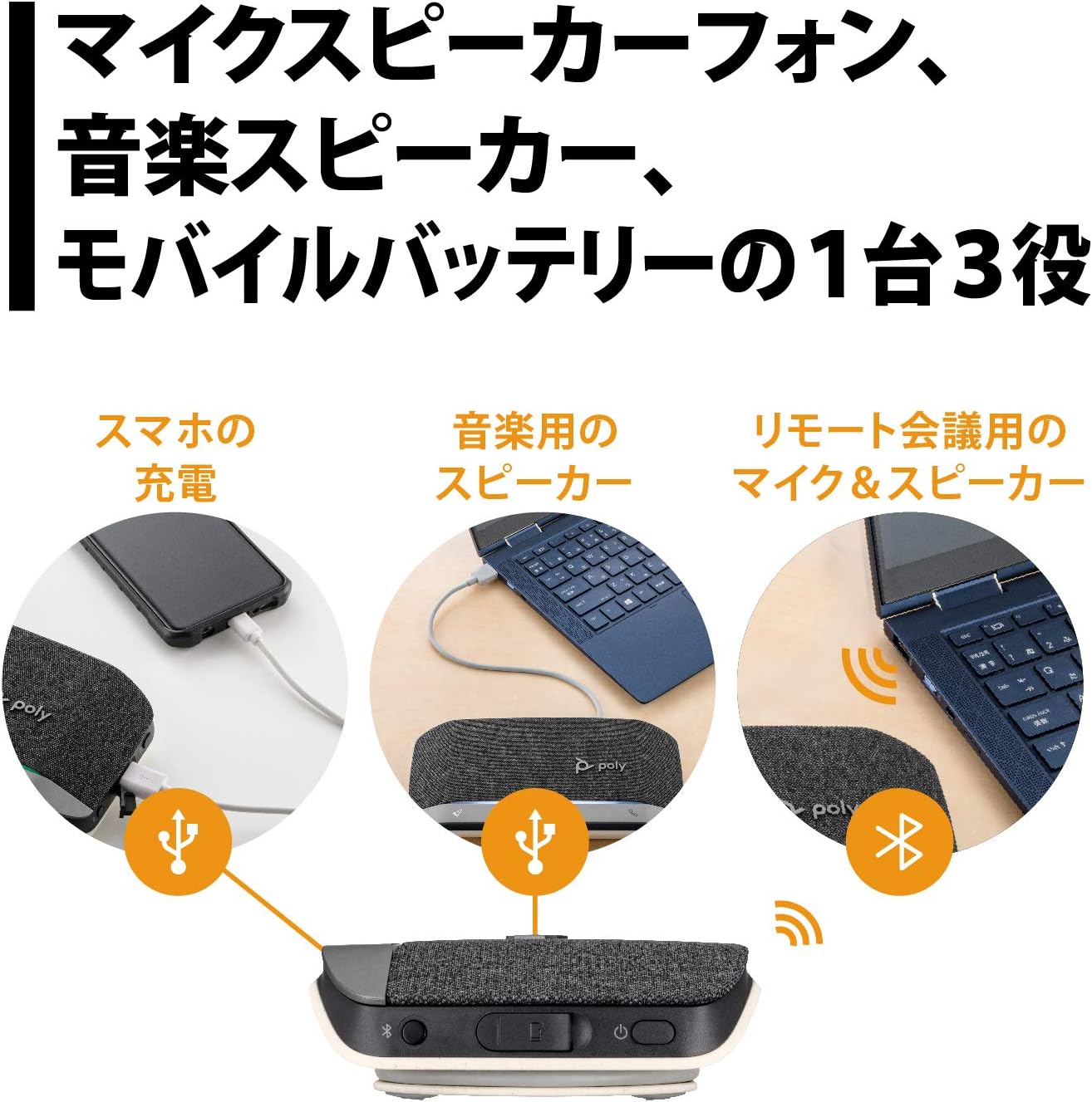 受注生産品 Poly スピーカーフォン Sync Bluetooth対応 アダプタ付属 会議用マイクスピーカー Usb Type C メーカー型番 01 国内正規代理店品 Ppsync Syucbt スマートフォン 受注生産品 Poly スピーカーフォン Sync Bluetooth対応 アダプタ付属 会議用マイクスピーカー Usb Type C メーカー型番 01 国内正規代理店品 Ppsync Syucbt スマートフォン