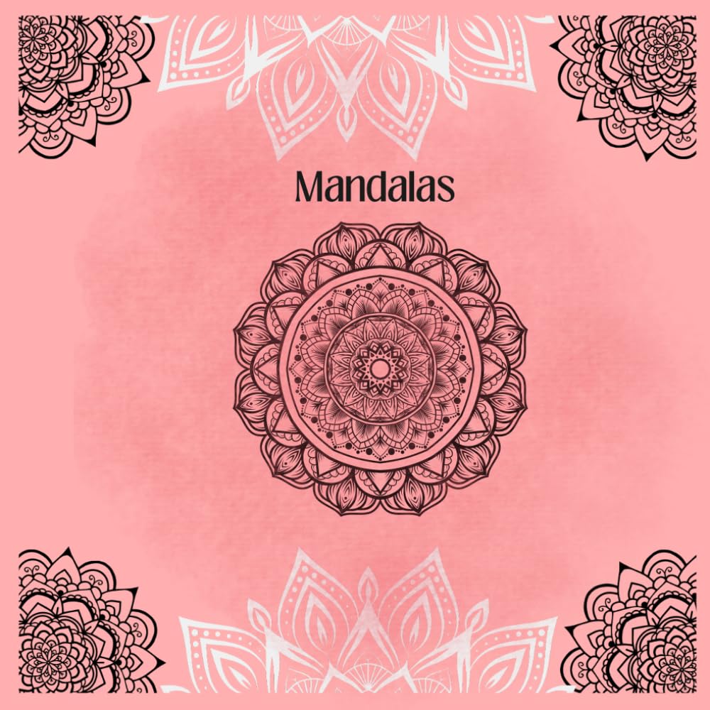 Mandalas florais para colorir