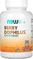 NOW Foods BerryDophilus Kids 120 Past Importado
