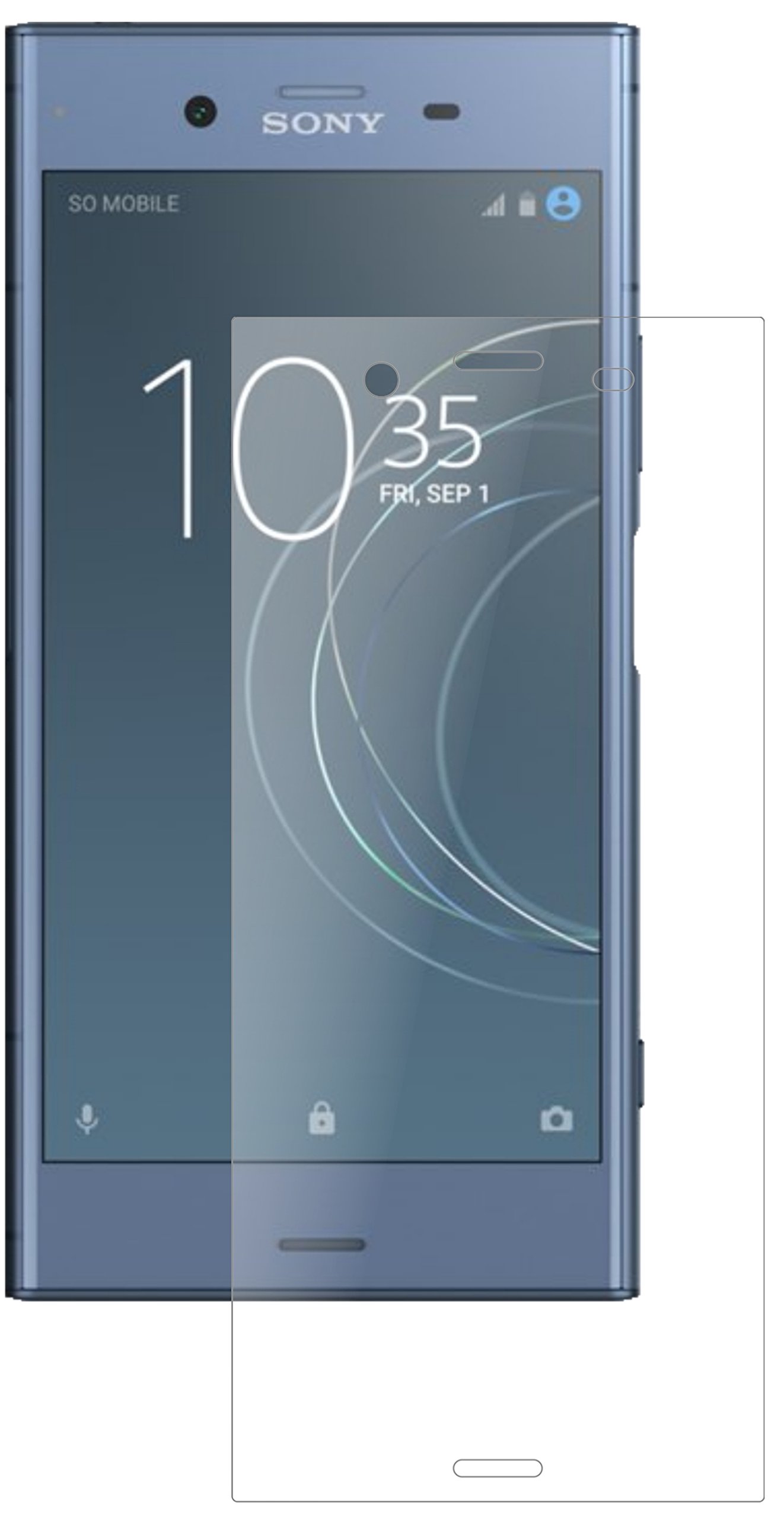 dipos I 6X Pellicola Protettiva Compatibile con Sony Xperia XZ1