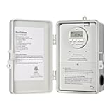 Pool Pump Timer, Digital Timer Box, 2HP 40A 120-277 VAC, 7-Day 20 ON/Off Programmable Timer Switch for Water Heater, Pool Pump, SPA, Motor, ETL Listed