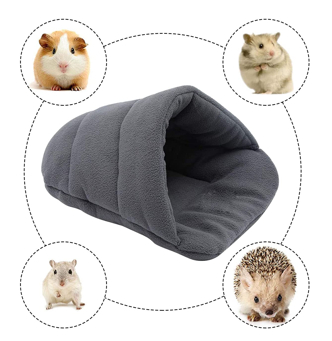 Cuccia Calda Per Coniglietti E Porcellini D'India | Letto Morbido Per Criceti E Ricci, In 4 Taglie (S-XXL)