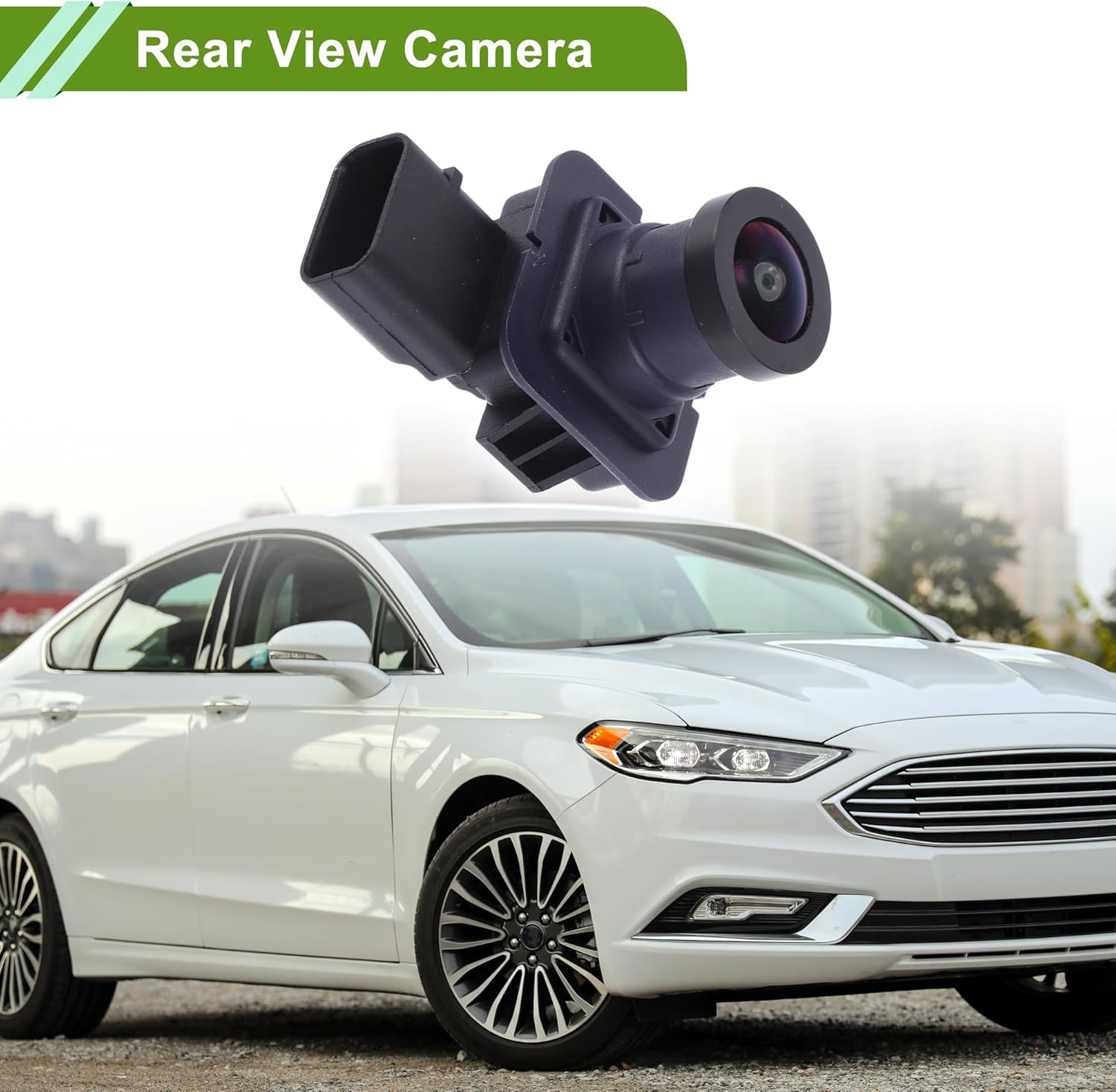 No.ES7T-19G490-AE/HS7T-19G490-AE Rear View Camera for Ford Fusion 2017-2020 License Plate Park Assist Camera Backup Reverse Camera