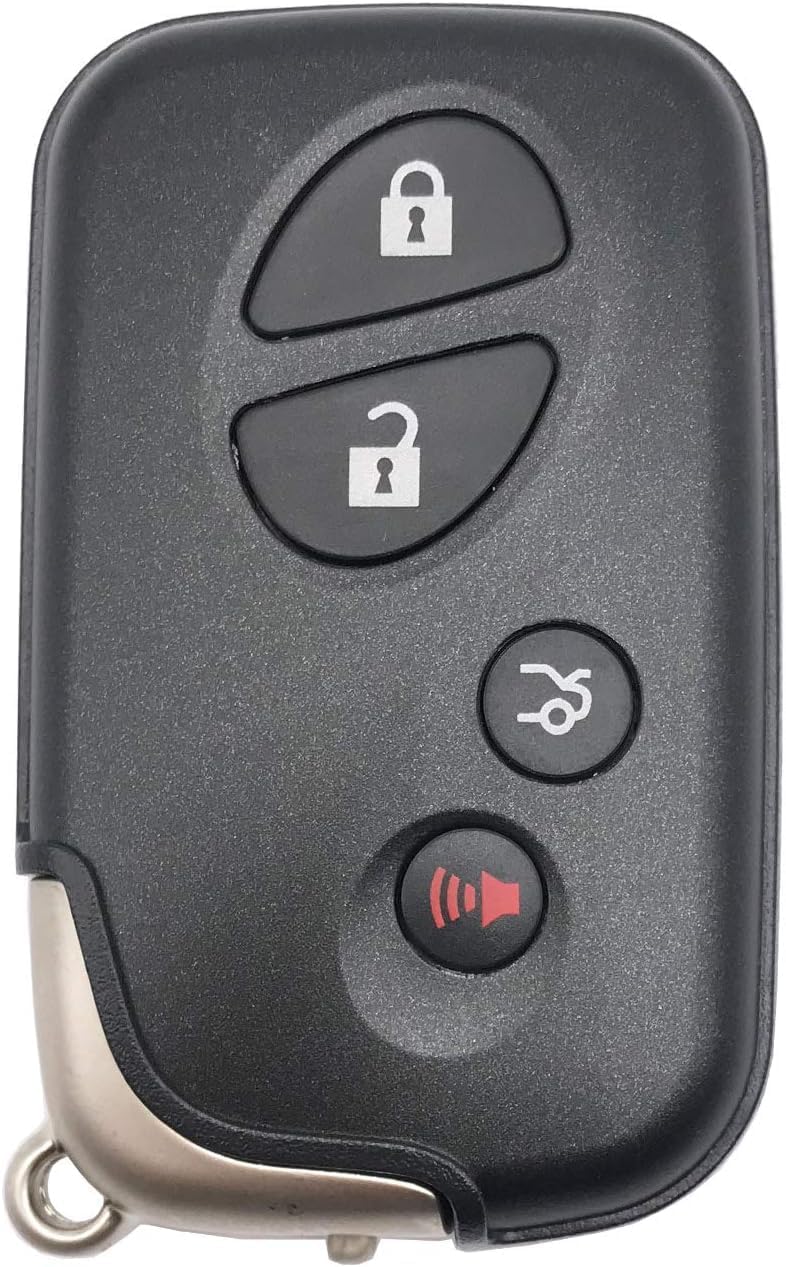 4 Buttons Replacement Key Fob Shell fit for Lexus ES RX is LS NX GS ES350 GS300 GS350 GS430 GS450h ISC IS250 IS350 LS460 LS600h Keyless Entry Key Fob Case
